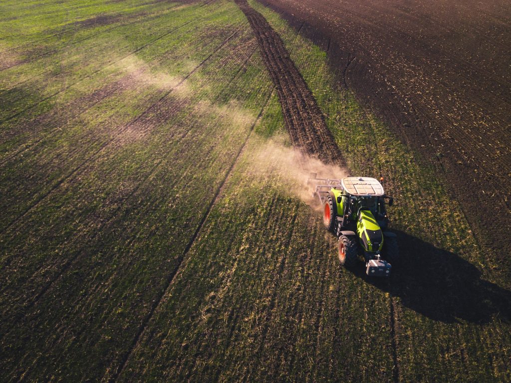 tractor-on-a-field